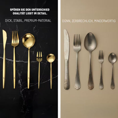 30-teiliges Premium Besteck f. 6 Personen
