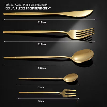 30-teiliges Premium Besteck f. 6 Personen