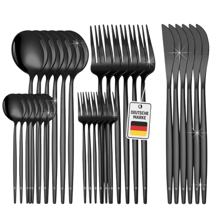 30-teiliges Premium Besteck f. 6 Personen