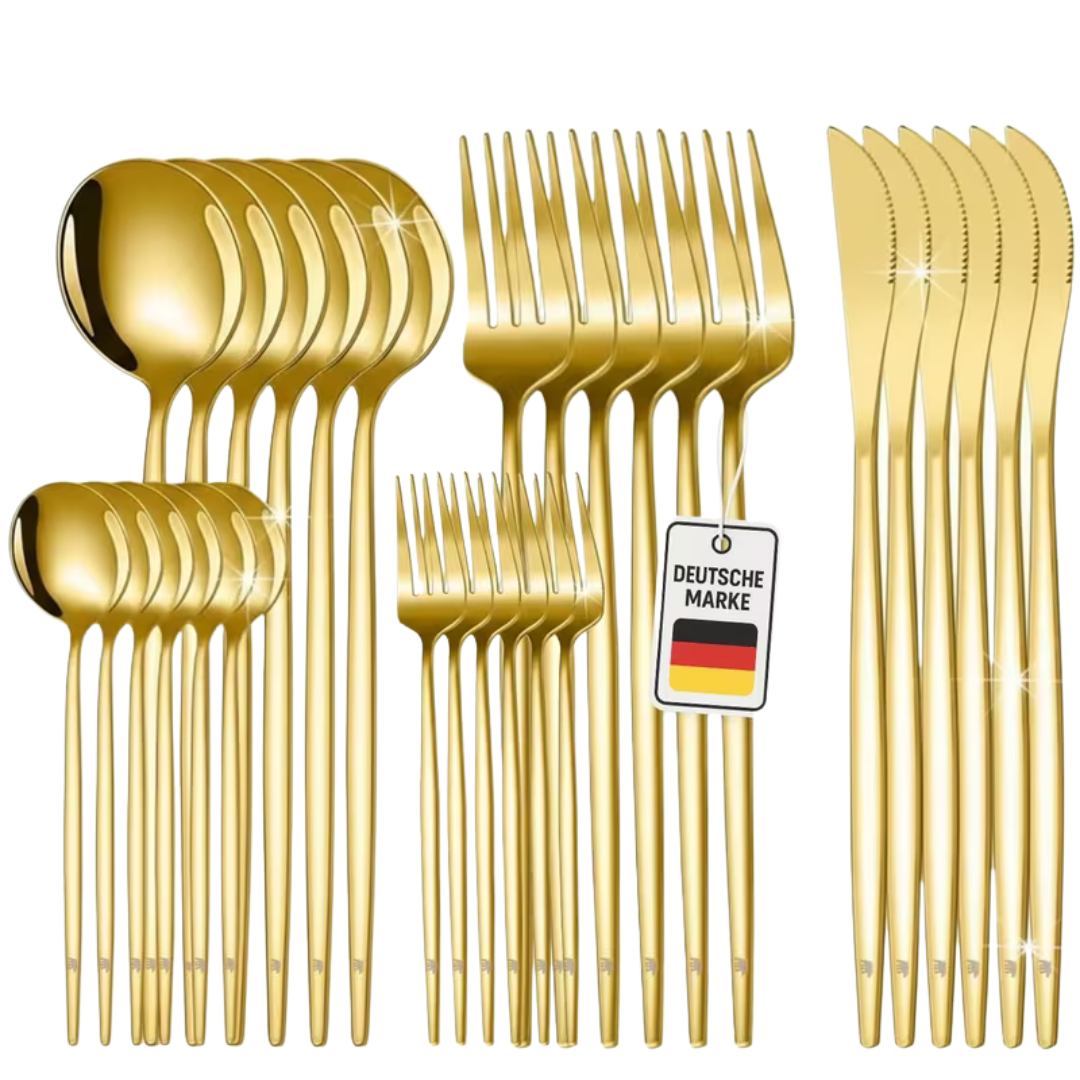 30-teiliges Premium Besteck f. 6 Personen